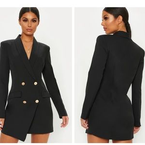 NWT Black Blazer Dress